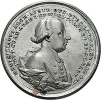 Medaille auf die Wahl von Maximilian II. Franz von Österreich zum Hochmeister des Deutschen Ordens und Koadjutor von Köln und Münster, 1780