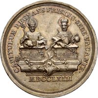 Sedisvakanz-Medaille des Bistums Freising, 1763