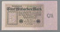 Reichsbanknote 5 Milliarden Mark 1923