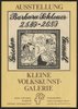 Ausstellungswerbung: "Barbara Schleuer. Gesehen. Gemalt" von 02.05. bis 02.06.1989