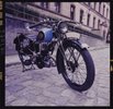 Motorrad im Museumshof