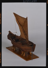 Modell eines Segelbootes (Fischerboot)