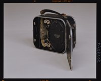 Objektbild für Katalog "Lebende Bilder. Eine Technikgeschichte des Films", 17,5-mm-Filmkamera "Coco" von Linhof, München 1921