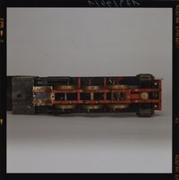 Unterseite Eisenbahnmodell