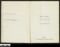 Notizbuch "Signacula" (Charles Descemet), Seiten IV und 1
