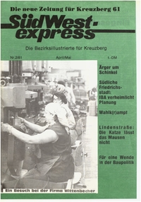 Südwest Express : Die Bezirksillustrierte für Kreuzberg 61; Nr. 2, April/Mai 1981