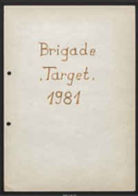 Brigadebuch des Kollektivs 'Target' des WF, 1981, Teil 1/3 (Fortsetzung s. B-24_2)