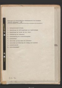 Unterlagen zur Verteidigung des Wettbewerbtitels des Kollektivs 'Heinrich Barkhausen' des WF für 1986/87