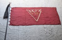 Fahne der VVN mit Stange