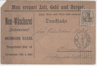 Wäscherei an Frau Dobert, 26-09.1908 (1)