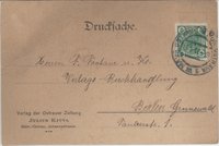 Verlag Kittl an F. Fontane, 19.10.1906