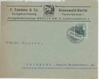 F. Fontane an M. Dobert, 18.10.1907