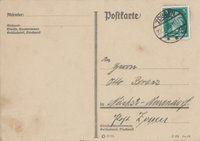 Reichsbund an Brenz, 22.02.1928