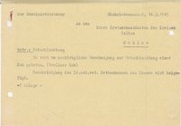 Gmv. an Kommandant, 16.09.1945