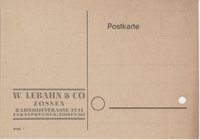 Lebahn an M. Bochow, 29.09.1947