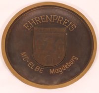 Schmuckteller "Ehrenpreis MC-Elbe Magdeburg"