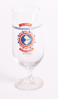 Schmuckglas "25 Jahre IFA Ludwigsfelde"