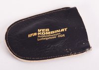 Schlüsseltasche "VEB IFA Kombinat NKW Ludwigsfelde" (schwarz)