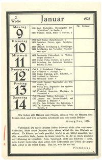 Kalender 1928