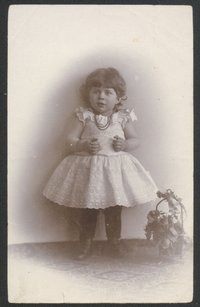 Fotografie Else Weil als Kind, ca. 1891