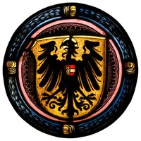 Wappenscheibe, Burgund und Österreich