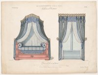 "Décor de Lit et de Croisée", aus: Le Garde-meuble