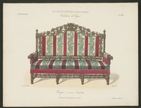"Canapé (Renaissance) Vieux bois", aus: Le Garde-meuble
