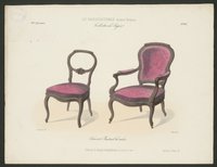 "Chaise & Fauteuil de salon", aus: Le Garde-meuble