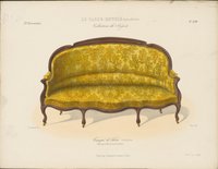 „Canapé de Salon a moulures", aus: Le Garde-meuble