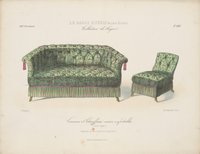 „Causeuse et Chauffeuse carrées, confortables (Genre Anglais)", aus: Le Garde-meuble