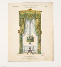 "Décor de fenétre de Salon. Galerie bois doré.", aus: Le Garde-meuble