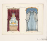 "Fenétre d´ oratoire." und "Fenétre de chambre á coucher", aus: Le Garde-meuble