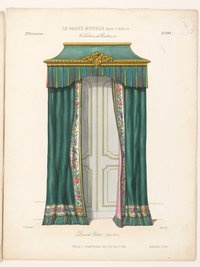 "Decor de Portière (Boìs doré)", aus: Le Garde-meuble