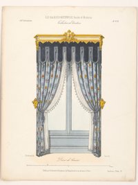 "Décor de Croisée.", aus: Le Garde-meuble