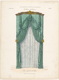 "Décor de fenétre de Salon.", aus: Le Garde-meuble