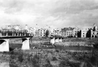 Fotografie Neuer Steg oder Neißesteg, 1945