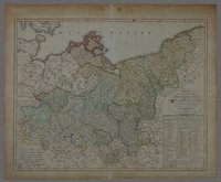 Landkarte von Brandenburg und Pommern, 1804