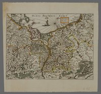 Landkarte Pommern, 1633