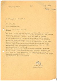 Schreiben zur Verrohrung des Mühlenfließes, 1967