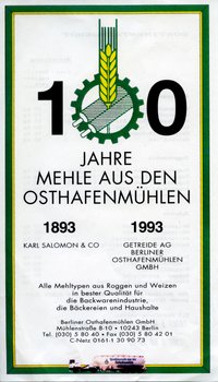 100 Jahre Osthafenmühle