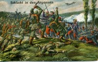 Feldpostkarte aus dem 1. Weltkrieg 1914/15