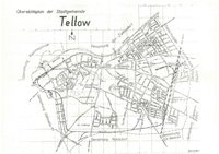 Übersichtsplan der Stadtgemeinde Teltow 1972