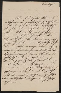 Brief: Anna von Hofmannsthal an Hugo August Peter von Hofmannsthal sen.