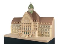 Modell des "Neuen Rathauses" in Kassel