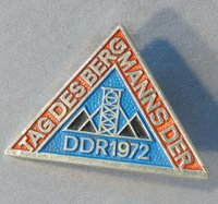 Abzeichen "Tag des Bergmanns der DDR 1972"