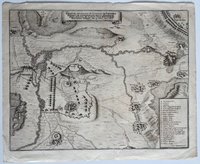 Karte, Eigentliche Delineatio der Situation des Schwedischen Feldlägers bey Amoeneburg, usw. 19. Juni 1646