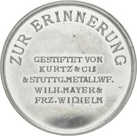 Medaille zum 25-jährigen Jubiläum des Württembergischen Vereins für Münzkunde