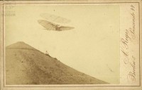 Fotografie A. Regis: Flug Otto Lilienthals