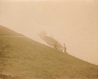 Fotografie Flugversuch Otto Lilienthals (f0804)