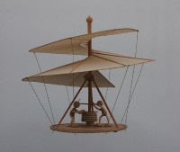 Modell Fluggerät von Leonardo da Vinci